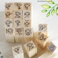 在飛比找蝦皮購物優惠-12PCS Scrapbooking DIY Wooden 