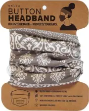 Calla Gray Vintage Headband Retro Hair Accessory