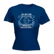 December Sagittarius Birthday All Men Are Created Equal - Funny Novelty Womens T-Shirt T Shirt Tshirt