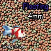 TANKED Goldfish & Koi Pellets 4mm 4.5KG Floating Fish Food Tank Pond Aquarium
