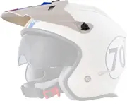 Oneal Volt Herbie Helmet Peak, white-red for Men One Size White Red