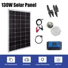 130W Solar Panel Kit 12V Mono Fixed Home Caravan Camping Power Battery Charging