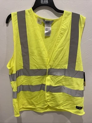 High Visibility Safety Vest. Class 2 Unisex With Clasp To Make Smaller If Need.