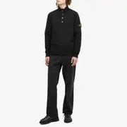 Stone Island Lambswool Quarter Button Knit
