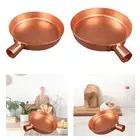 Kitchen Fry Pan Skillet Copper Ergonomic Handle Cookware Cooking Pan Butter