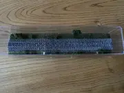 Pioneer Clear Display Case Custom Model Train Theme Brown Track Green Trees