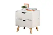 Bedside Tables Drawers Side Table Nightstand White Storage Cabinet Wood