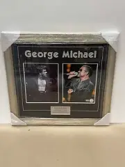 Personally Signed George Michael Photograph Amazing World Class Item Framed COA