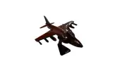 AV-8B Harrier Mahogany Wood Airplanes Model