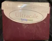Ultracale by Springmaid Twin Size Fitted Sheet 39" x 76" No-Iron Percale Sealed