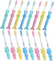 BESTYASH 32pcs Cute Cartoon Toothbrush Soft Bristles for Gentle Cleaning Animal Designs for Fun Brushing