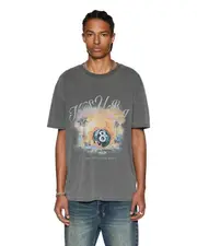 World Order Biggie Charcoal Short Sleeve Tee | Ksubi ++