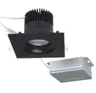Satco S11628 12W LED Direct Wire Downlight Gimbaled 3.5 Inch 3000K Square Black
