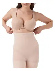 [Spanx] Sculpt&Trade; Seamless Power High-waisted Mid-thigh Short In Beige