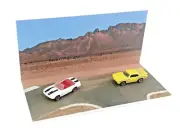Model cars display Desert road diorama 1:60/1:64 scale Realistic background 1/60
