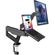 Monitor Laptop Mount Stand,Adjustable Dual Monitor Arms Desk Mount for 11"-17...