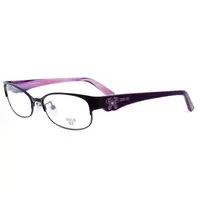 在飛比找PChome24h購物優惠-ANNA SUI安娜蘇 香氛花園簡約設計光學眼鏡(哑光黑/紫