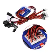 12 LED Brake&Headlight&Signal Light Kit 2.4ghz PPM FM For HSP RC 1/10 Car TrucwS