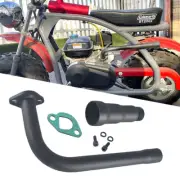 3 Stage Exhaust Header Pipe For Predator 212cc 196cc/6.5HP Go Kart Mini Bike