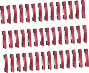 MINAOLULUS 60Pcs Self Adhesive Id Badges Crafting Pins Durable Plastic Name Tag Pins for School Work Conferences and Events for DIY Projects and Crafting