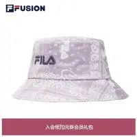 在飛比找Yahoo!奇摩拍賣優惠-95折免運上新FILA FUSION潮牌情侶漁夫帽年夏季新款