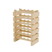 24 Bottle Modular Wine Rack Kit (4 Bottles Wide X 6 Bottles High)