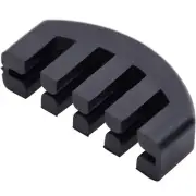Adore Pro Violin Practice Mute Black Heavy Rubber Silencer for 4/4 Fiddle