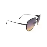 Tom Ford FT0784 Milla Sunglasses NEW 59mm Gradient Aviator Pilot Frame Titanium