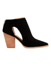 [Belle & Bloom] Midnight Special Black Suede Ankle Boot