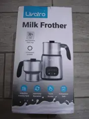 NEW 14-in-1 Electric Milk Frother & Steamer, Dual Cup Sizes (20.3oz & 13.5oz)