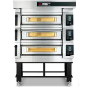Moretti Forni serieS Triple Deck Bakery Oven on Stand - 9 x 60x40cm Tray - COMP S120E/3A/S
