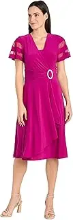 [R&M Richards] Short Cascade Cocktail Dress