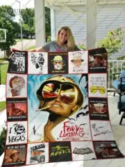 Fear and Loathing in Las Vegas Blanket, Johnny Depp Fleece, Sherpa Blanket