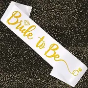 [Eyuwn] Bride to be Sash, Bride Sash for Bachelorette Party Wedding Engagement Bridal Shower Decorations