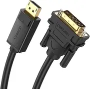 10221 UGREEN Displayport to DVI (24+1) M/M 2M Black