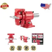 5" Multi-Purpose Bench Vise with Ductile Iron Build and 360° Rotating Function