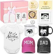 Best New Parents Gifts for Couples,First Time New Mom and Dad to Be Gifts 2025,Expecting Parents,Gender Reveal Gift for Parent to Be, Baby Gift Basket,Baby Shower,decisive Coin,Pregnancy,Girl,Boy