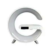 Smart Bluetooth Wireless Charger Bedside Table Lamp Alarm Clock Lamps