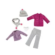 6pc Kruselings Outfit Winter Snow Gear Accessory Costume For 23cm Dolls 3y+
