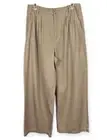 Madewell Women’s 10 Harlow Wide Leg Pant Khaki Pleated Corpcore Academia Preppy