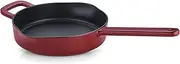 [Fissler] Moments Collection Cast Iron Frying Pan Burgundy Red 24 cm