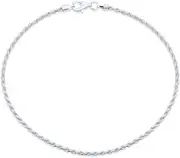 [Bling Jewelry] Simple Thin Strong Singapore, Diamond-Cut Figaro, Rope Chain Anklet Ankle Bracelet for Women Teen Yellow Gold Plated .925 Sterling Silver 9,10 Inch Made in Italy