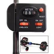 0-99.9M Fishing Line Counter for Fish Finder Length Gauge Depth Tackle Tool