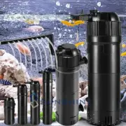 Aquarium Fish Tank Bubbles maker UV Light Sterilizer Filter Pond Oxygen Pump