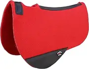 Horse Western Close Contact Contoured Wool Felt Saddle Pad Teal 39RT19