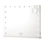 Oikiture Bluetooth Hollywood Makeup Mirrors with LED Light 80x58cm Vanity Mirror