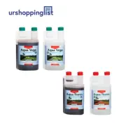 Canna Aqua Vega A+B + Flores A+B - 4 x 1L Set | Hydroponics Base Nutrient