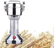 150G Electric Grain Grinder Mill Portable Spice Herb Grinder Stainless Steel Vertical Type Pulverizer Grain Mill for Café Rice Maize Soy Feed Pepper for Home