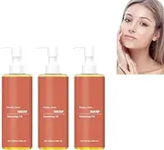 Makeup Cleansing Oil for Face, Makeup Remover Oil for Dried Skin, Oil Cleanser Gentle Pore Cleansing oil, Blackhead Removal, Soothing and Moisturizing (3pcs)