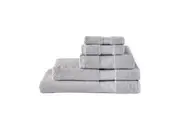 MyHouse Maui Towel Collection - Silver - Bath Towel